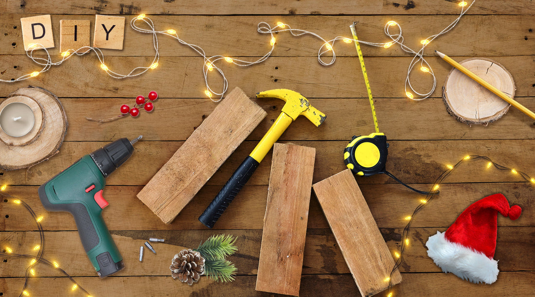 DIY-Weihnachtsprojekte aus Holz und Schrauben – kreative Ideen zum Selbermachen