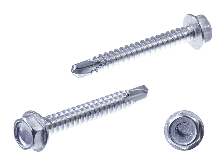 Blechschrauben mit Sechskantkopf und Bund