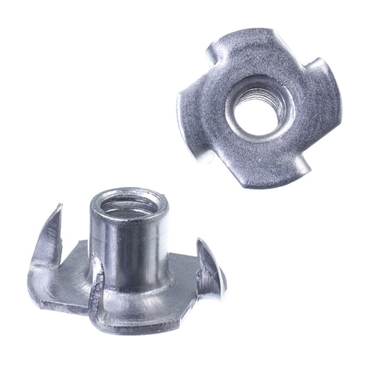 einschlagmuttern front und seiten ansicht