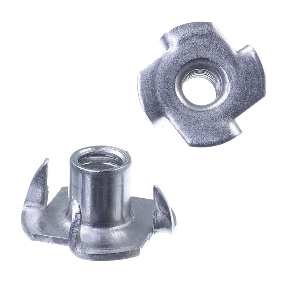 einschlagmuttern front und seiten ansicht