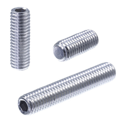 gewindestifte mit kegelkuppe_seiten und front ansicht