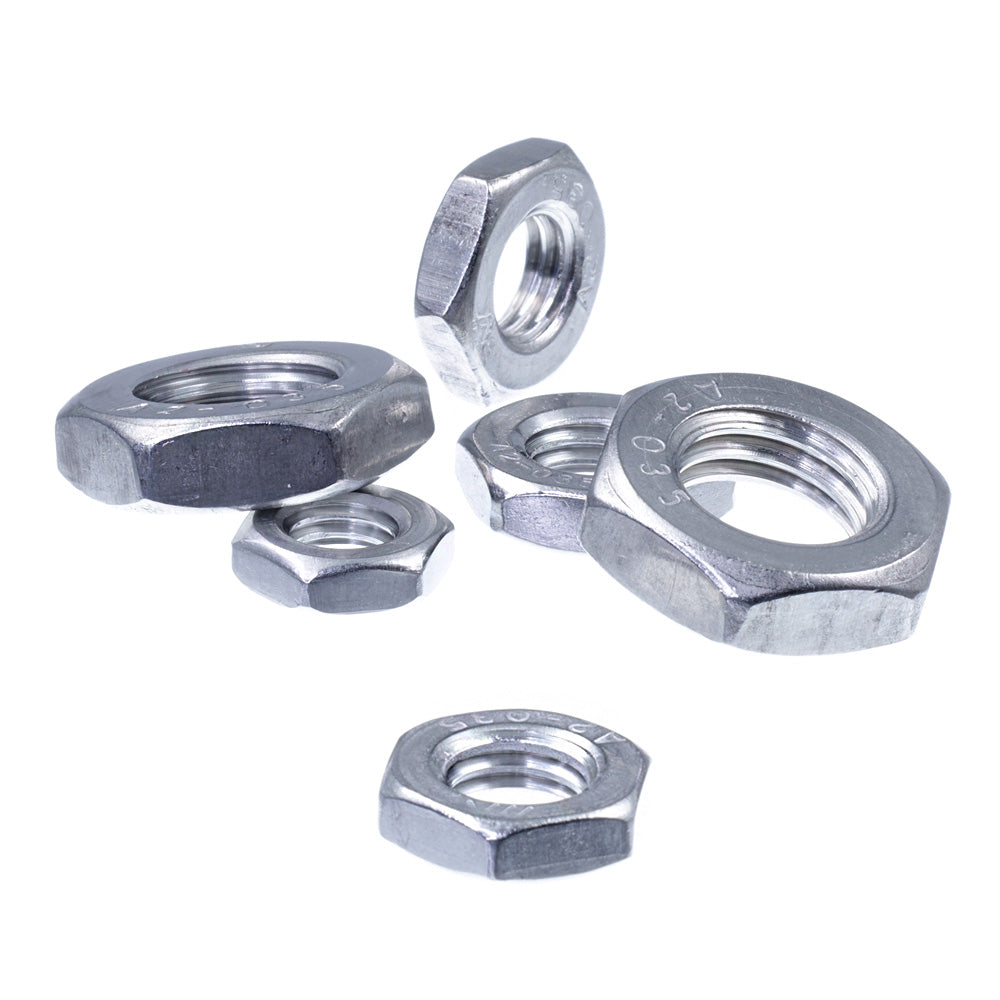 sechskantmuttern niedrige form verschiedene ansichten