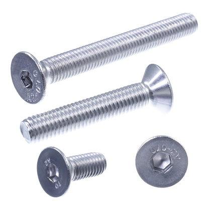 senkschraube innensechskant front und seiten ansicht