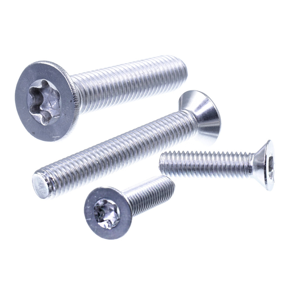 senkschrauben innensechsrund tx verschiedene ansichten und größen