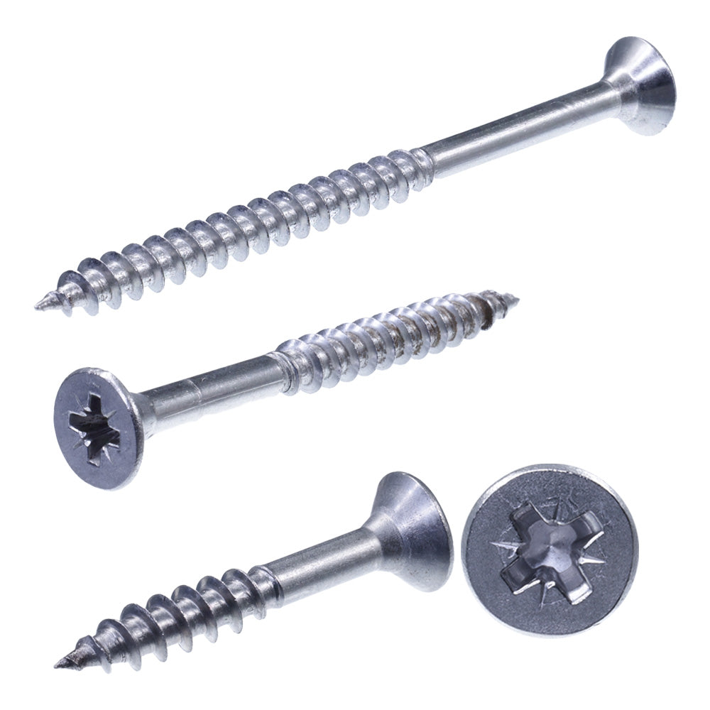 spanplattenschrauben kreuzschlitz pz mit teilgewinde front und seiten ansicht