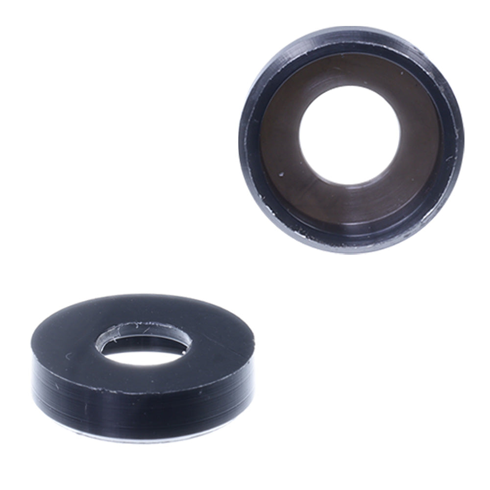 unterlegscheiben schwarz aus nylon für linsenschrauben front und seiten ansicht