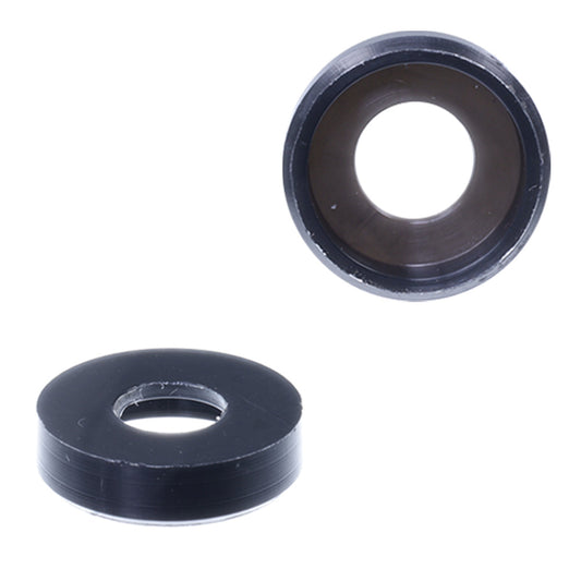 unterlegscheiben schwarz aus nylon für linsenschrauben front und seiten ansicht