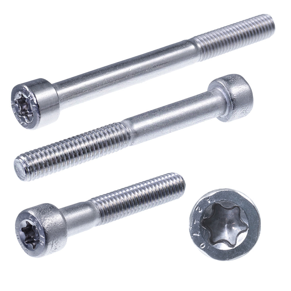 zylinderschrauben innensechsrund teilgewinde front und seitenansicht