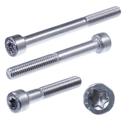 zylinderschrauben innensechsrund teilgewinde front und seitenansicht