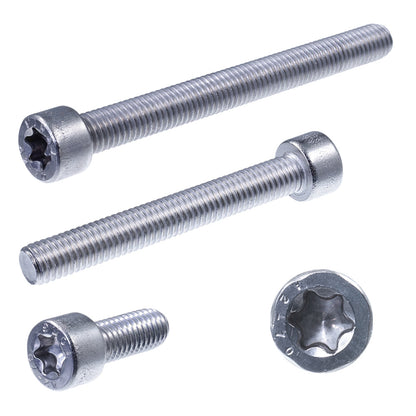 zylinderschraube vollgewinde innensechsrund front und seitenansicht