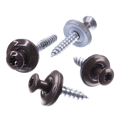 spenglerschrauben sepiabraun ral 8014 seiten und front ansicht