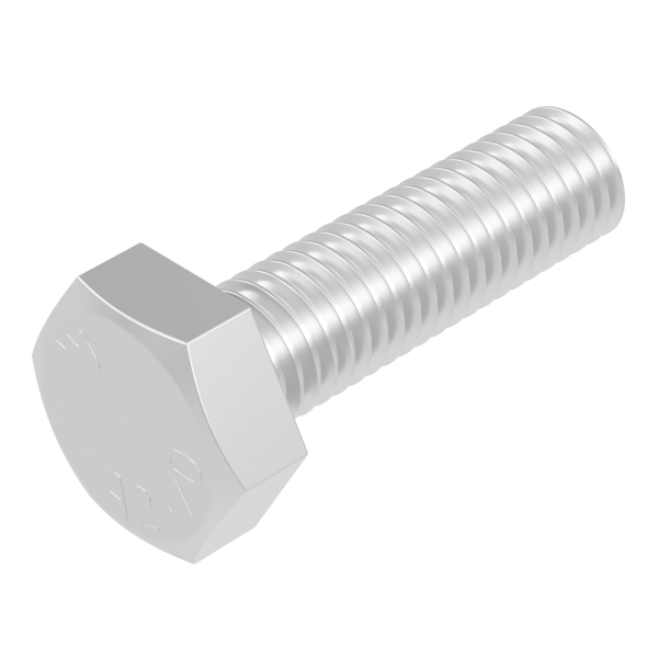 SECCARO Sechskantschraube M10 x 35 mm, Edelstahl V2A VA A2, DIN 933 / ISO 4017, Außensechskant, 20 Stück